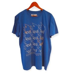Blizzard Overwatch Tracer Blue Graphic Tee Shirt Size Large – Gamer Streetwear